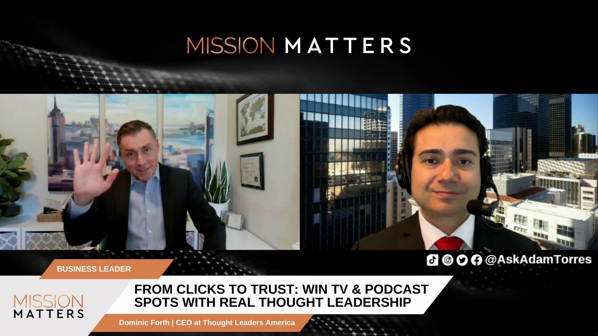 From Clicks to Trust: Win TV & Podcast Spots with Real Thought Leadership